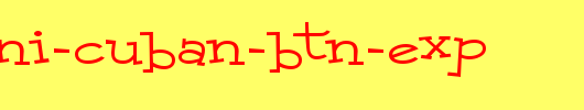 Malihini-Cuban-BTN-Exp.ttf
