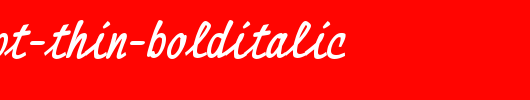 Manuscript-Thin-BoldItalic.ttf