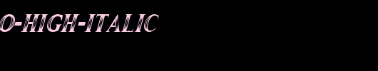 Maranallo-High-Italic_英文字体