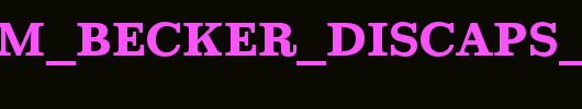 Mariam_Becker_Discaps_Med.ttf
