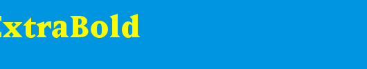 MatrixExtraBold_英文字体