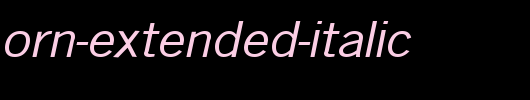 Matterhorn-Extended-Italic.ttf