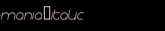 Megalomania-Italic.ttf