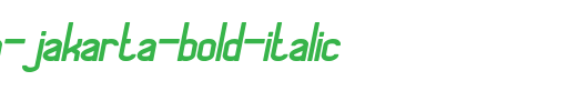 Megapolitan-Jakarta-Bold-Italic.ttf