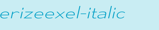 MesmerizeExEl-Italic.ttf