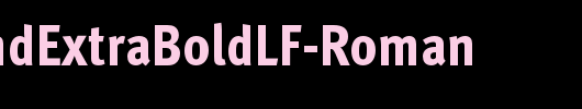MetaCondExtraBoldLF-Roman_英文字体
