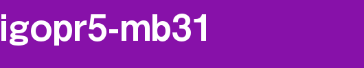 日本外字集字体系列MidashiGoPr5-MB31.otf