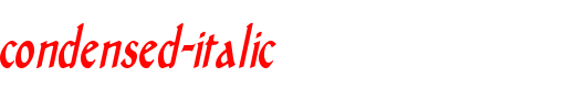 MiddleAgesCondensed-Italic.ttf