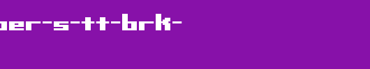 Mini-Kaliber-S-TT-BRK-.ttf