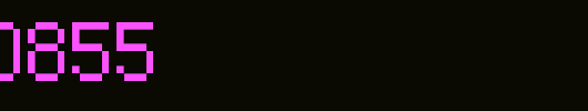 Mono0855_英文字体