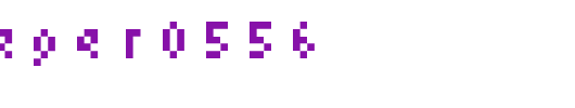 Monoeger0556_英文字体