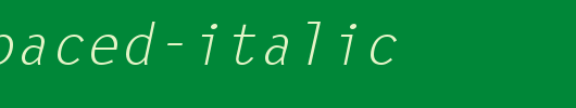 Monospaced-Italic.ttf