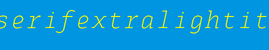 MonoxSerifExtraLightItalic.ttf