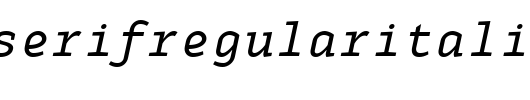MonoxSerifRegularItalic.ttf