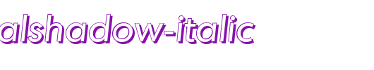 MontrealShadow-Italic.ttf