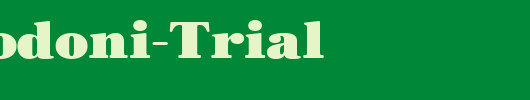 Morbodoni-Trial_英文字体