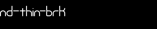Nanosecond-Thin-BRK.ttf