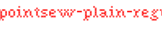 NeedlePointSew-Plain-Regular.ttf