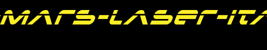 New-Mars-Laser-Italic.ttf
