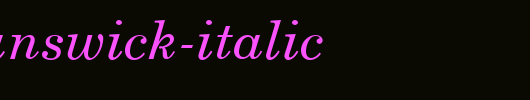 NewBrunswick-Italic.ttf