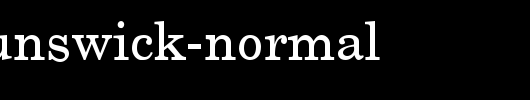 NewBrunswick-Normal.ttf