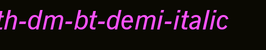 NewsGoth-Dm-BT-Demi-Italic.ttf