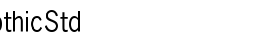 NewsGothicStd_英文字体