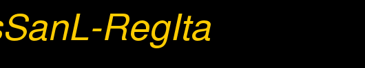 NimbusSanL-RegIta_英文字体