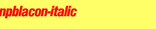 NimbusSanPBlaCon-Italic.ttf