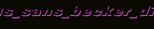Nimbus_Sans_Becker_DiaOnlShaD.ttf