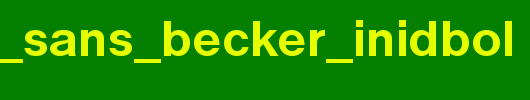 Nimbus_Sans_Becker_IniDBol.ttf