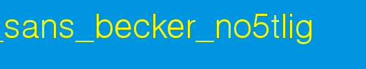 Nimbus_Sans_Becker_No5TLig.ttf