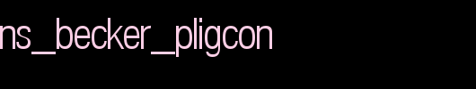 Nimbus_Sans_Becker_PLigCon.ttf