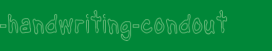 NipCen-s-Handwriting-CondOut.ttf