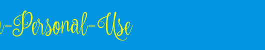 Nouradilla-Personal-Use_英文字体
