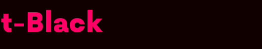 NowAlt-Black_英文字体