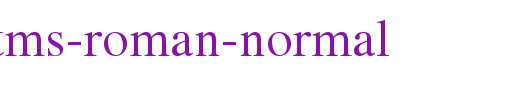 Noxchi-Tms-Roman-Normal.ttf