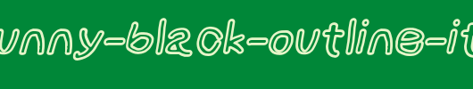 NumbBunny-Black-Outline-Italic.otf