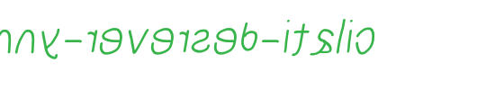 NumbBunny-Reversed-Italic.otf