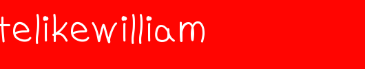 OMGWriteLikeWilliam.ttf英文字体下载