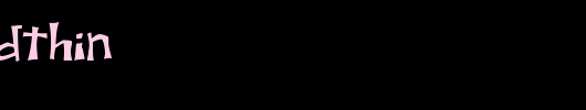OWOThudThin.ttf英文字体下载