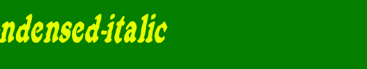 OatmealCondensed-Italic.ttf英文字体下载