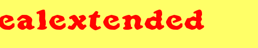 OatmealExtended.ttf英文字体下载