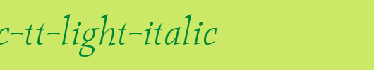 ObeliskITC-TT-Light-Italic.ttf英文字体下载