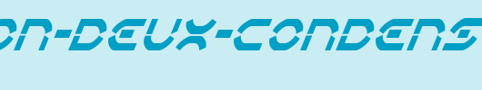 Oberon-Deux-Condensed-Italic.ttf英文字体下载