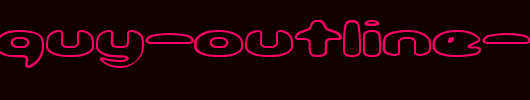 Obloquy-Outline-BRK.ttf英文字体下载