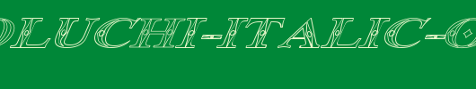 Occoluchi-Italic-Outline.ttf英文字体下载