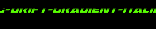 Oceanic-Drift-Gradient-Italic.ttf英文字体下载