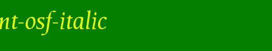 OctavianMT-OsF-Italic.ttf英文字体下载