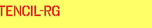 Octin-Stencil-Rg.ttf英文字体下载